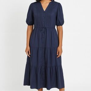 Trovada Hildie Birds of Paradise Dress Blue medium women’s